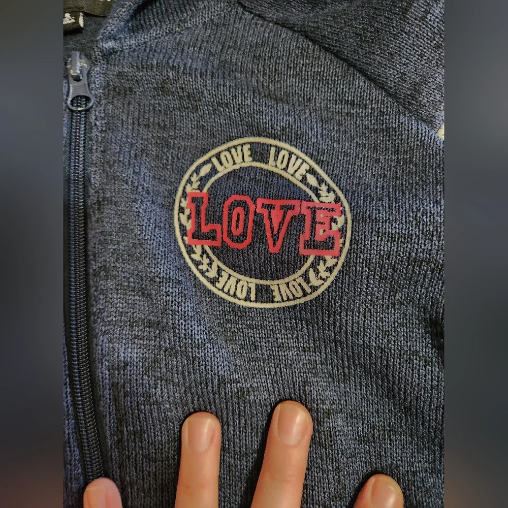 New Look Womens Blue Hoodie Size S - Picture 3 of 10